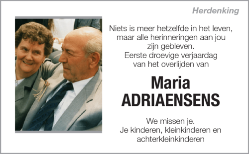 Maria Adriaensens