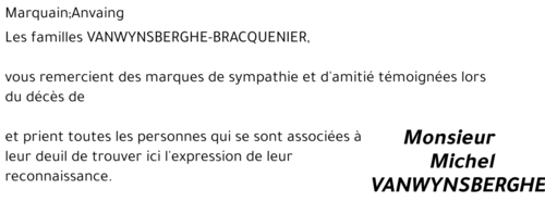 Michel VANWYNSBERGHE