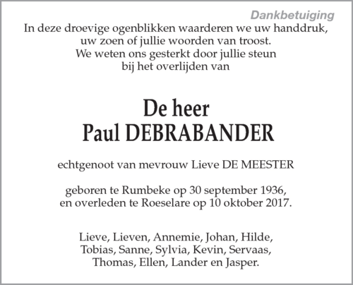Paul Debrabander