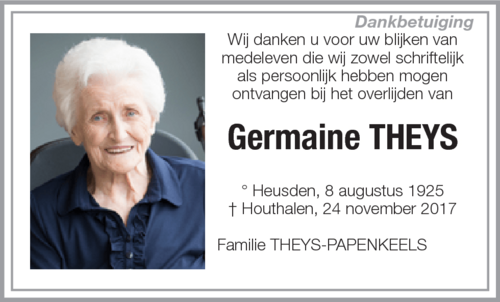 Germaine THEYS