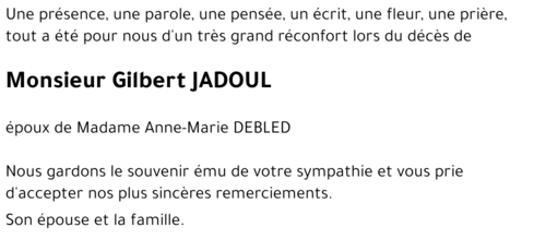 Gilbert JADOUL