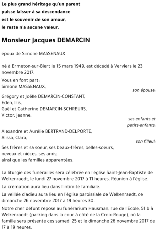 Jacques DEMARCIN
