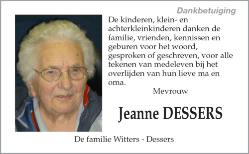 Jeanne DESSERS