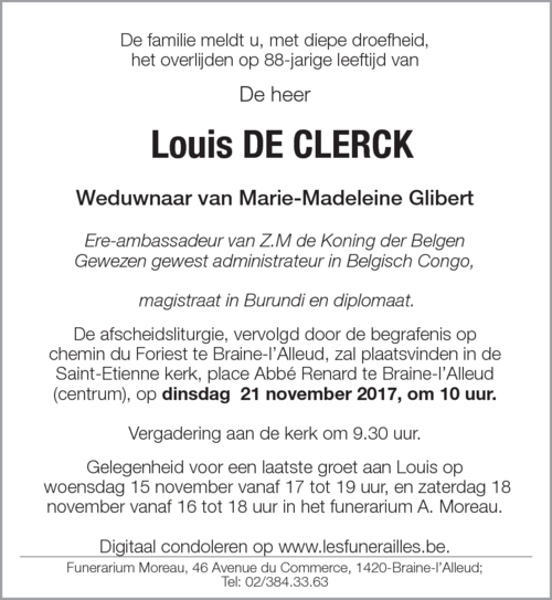 Louis De Clerck