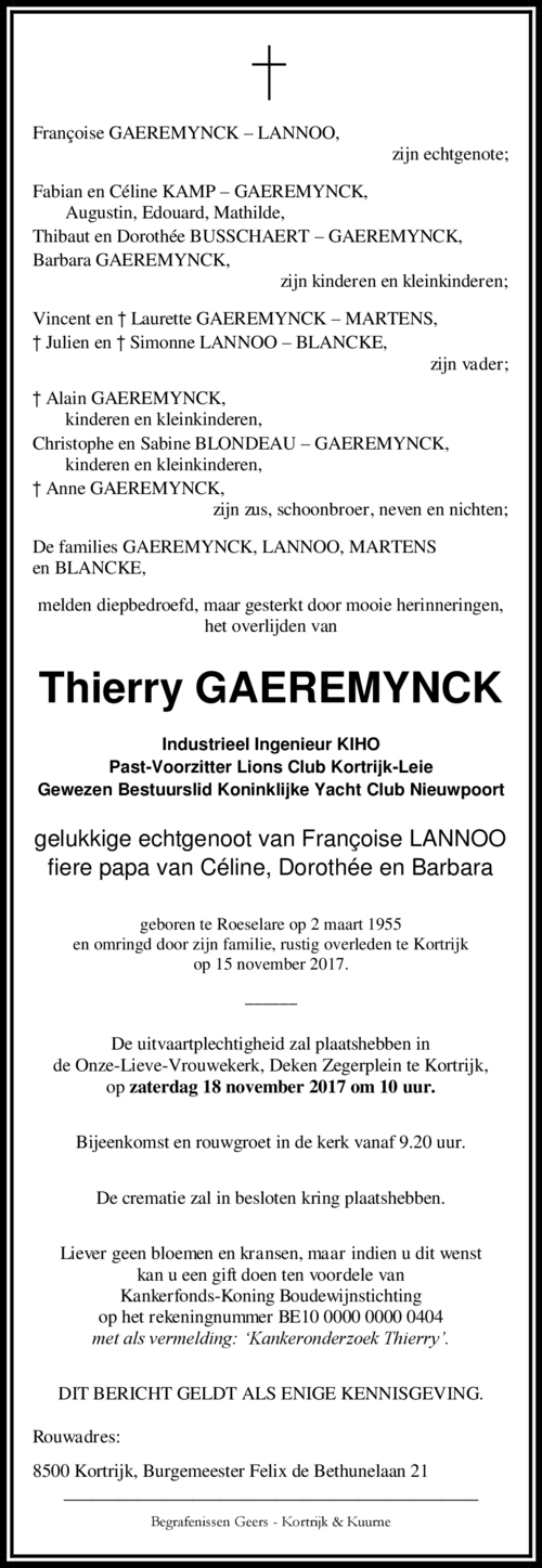 Thierry GAEREMYNCK