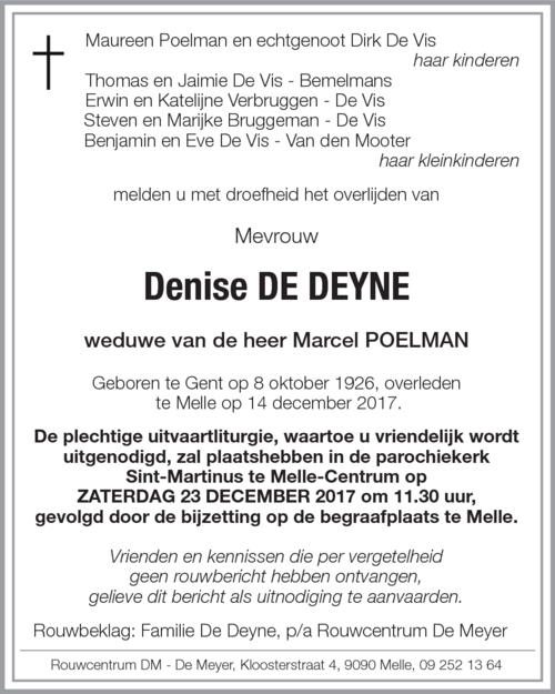 Denise De Deyne