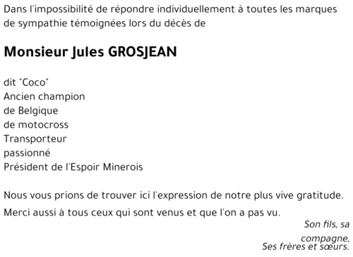 Jules GROSJEAN