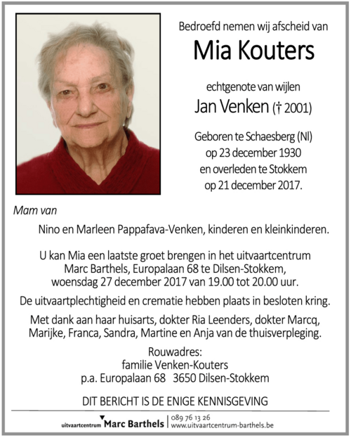 Mia Kouters