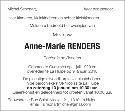 Anne-Marie Renders