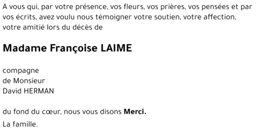 Françoise LAIME