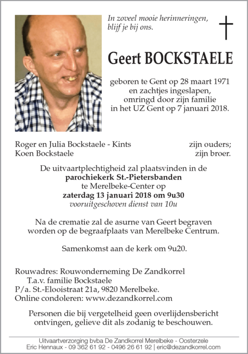 Geert Bockstaele