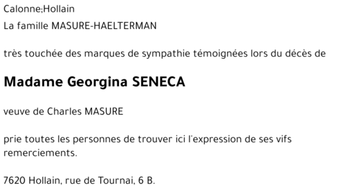 Georgina SENECA