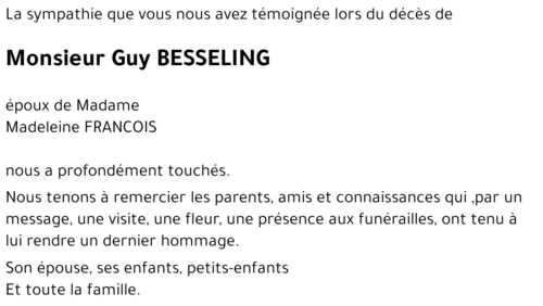 Guy BESSELING