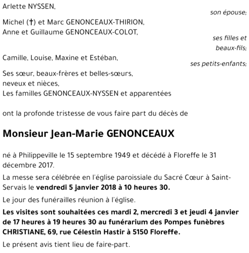 Jean-Marie GENONCEAUX