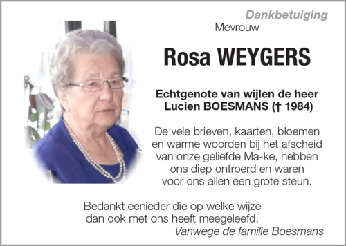 Rosa Weygers