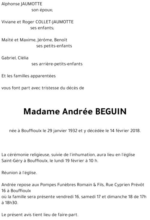 Andrée Beguin