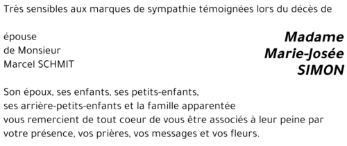 Marie-José SIMON