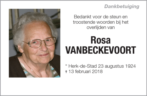 Rosa Vanbeckevoort