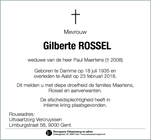 Gilberte Rossel