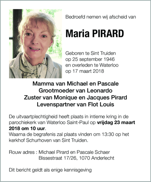 Maria Pirard