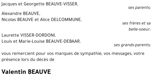 Valentin BEAUVE