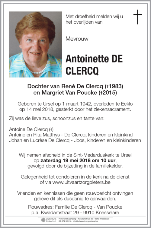 Antoinette De Clercq