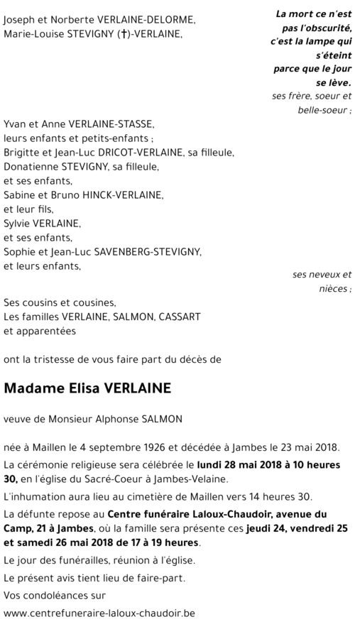 Elisa Verlaine