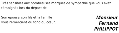 Fernand PHILIPPOT