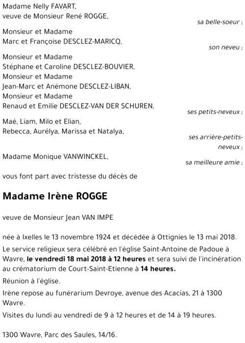 Irène Rogge