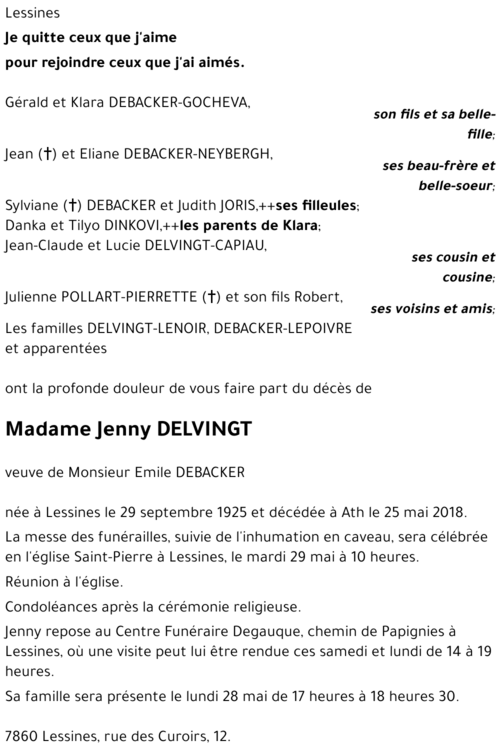 Jenny DELVINGT