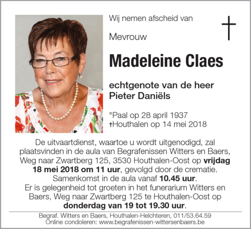 Madeleine Claes