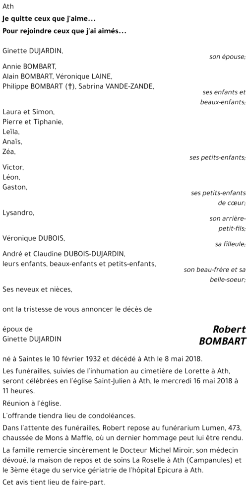Robert BOMBART