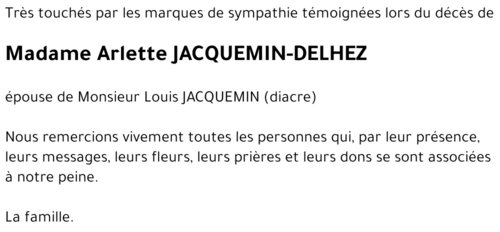 Arlette DELHEZ