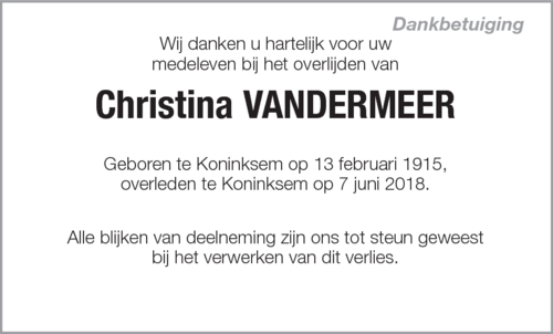 Christina Vandermeer