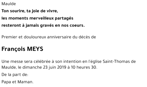 François MEYS