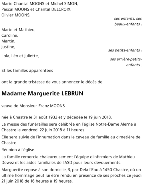 Marguerite LEBRUN