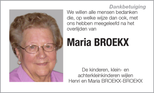 Maria Broekx