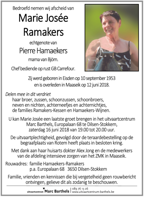 Marie Josée Ramakers