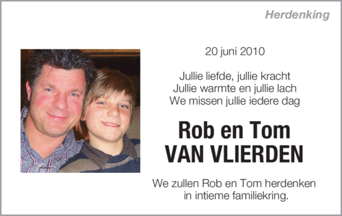 Rob en Tom Van Vlierden