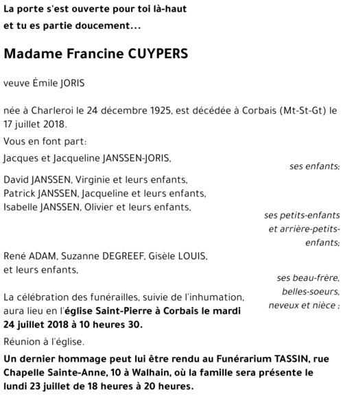 Francine CUYPERS