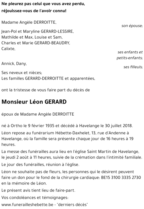 Léon GERARD