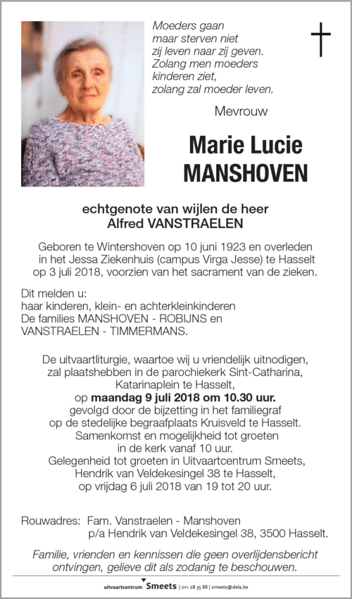 Marie Lucie Manshoven