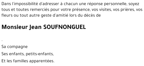 jean SOUFNONGUEL
