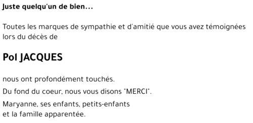 Pol JACQUES