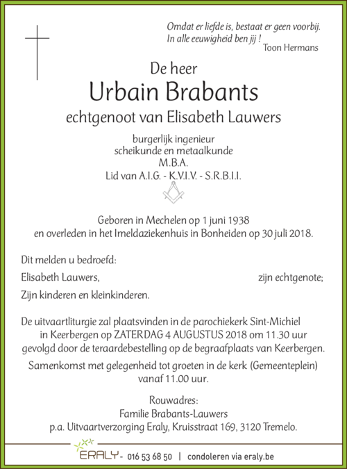 Urbain Brabants