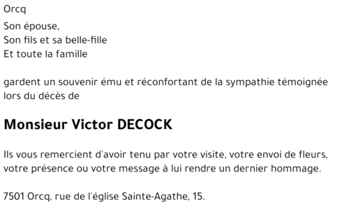 Victor DECOCK
