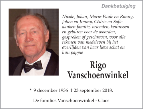 Rigo Vanschoenwinkel