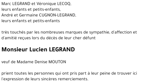 Lucien LEGRAND