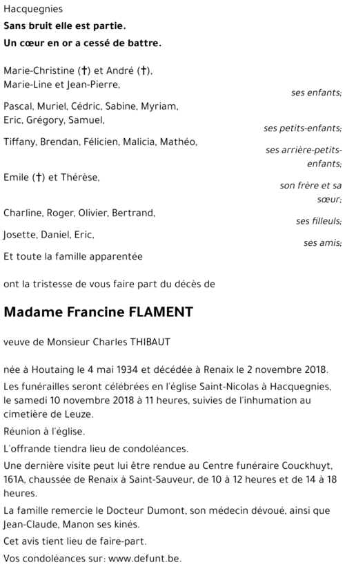 Francine FLAMENT