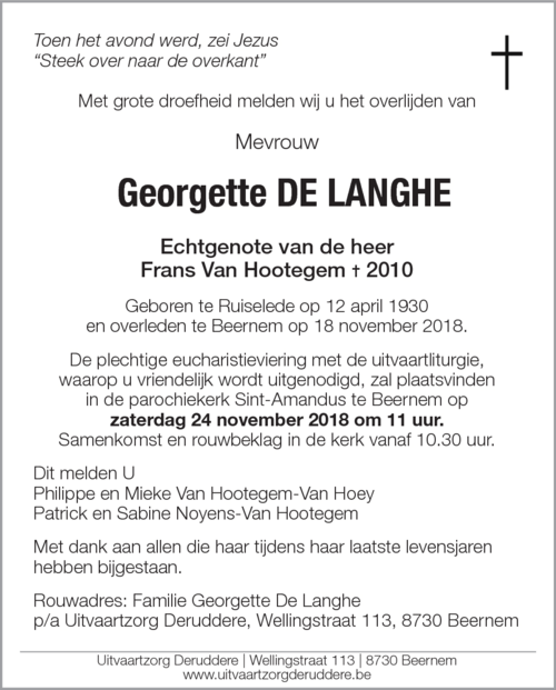 Georgette De Langhe